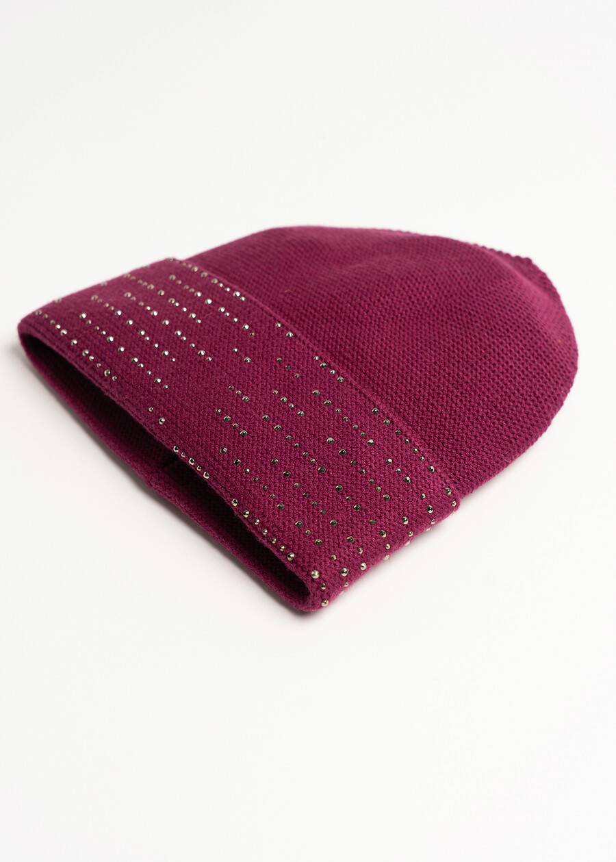 Cappello Ckye con micro strass ROSSO MAGENTAVERDE PAVONE Donna , immagine n. 2