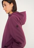 Piotr padded jacket with hood BLU MIDNIGHTVIOLA VINACCIA Woman image number 5