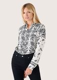 Camicia Alessia stampa a bandana BIANCO WHITEROSSO CARPET Donna immagine n. 1