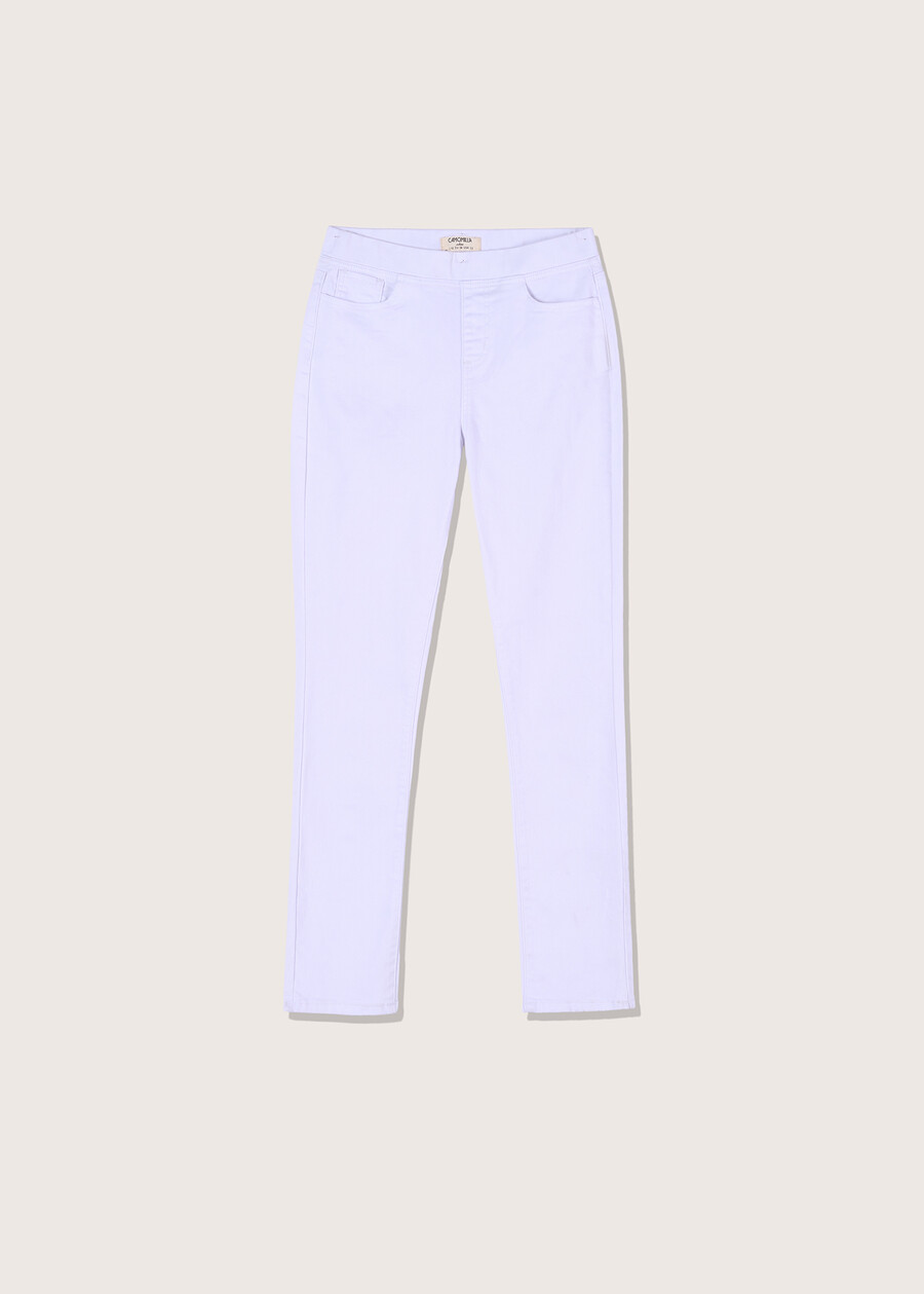 Jeggings Kelly in cotone BIANCOMARRONE MOKA Donna , immagine n. 5