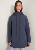 Piotr padded jacket with hood BLU MIDNIGHTVIOLA VINACCIA Woman image number 1