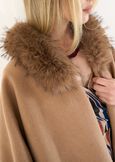 Mantella Mendy con collo ecopelo MARRONE Donna immagine n. 3