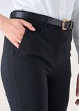 Pantalone Jacquelie in tessuto tecnico NERO BLACK Donna immagine n. 4