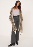 Mantella Milena lurex donna BIANCO BURRO Donna immagine n. 2