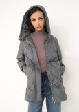 Piumino medio Pietro in piuma d'oca GRIGIO GREYBLU Donna immagine n. 3