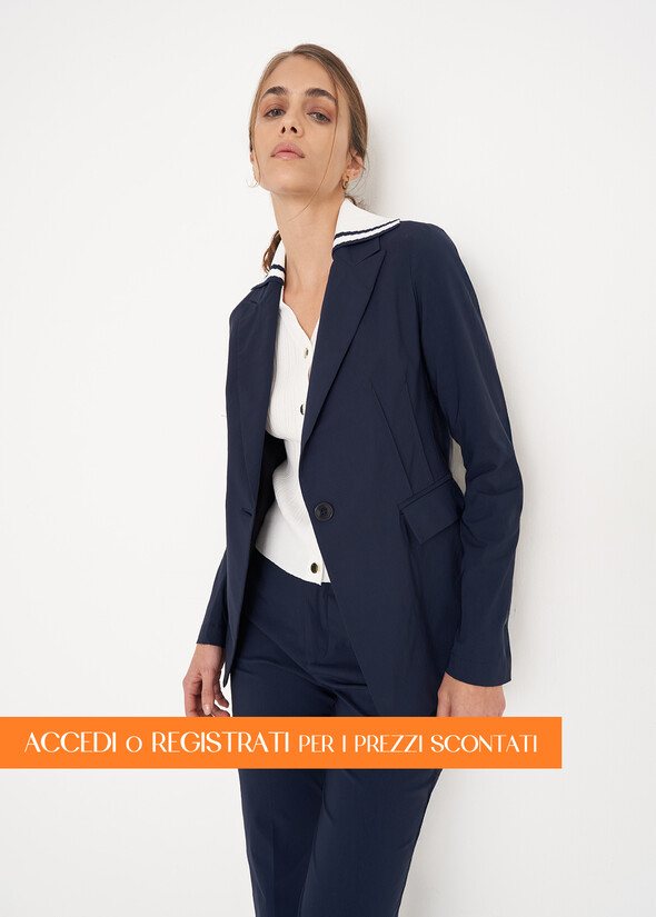 Gianna single-breasted blazer BLU Woman null