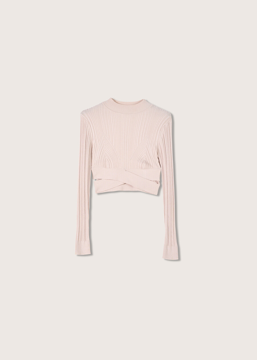 Maglia corta Mandela BEIGE GESSO Donna , immagine n. 4
