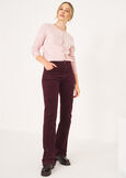 Pantalone in velluto Cindy-T BLU MIDNIGHTVIOLA VINACCIA Donna immagine n. 1