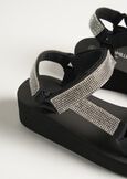 Sandalo Susette con zeppa NERO BLACK Donna immagine n. 2