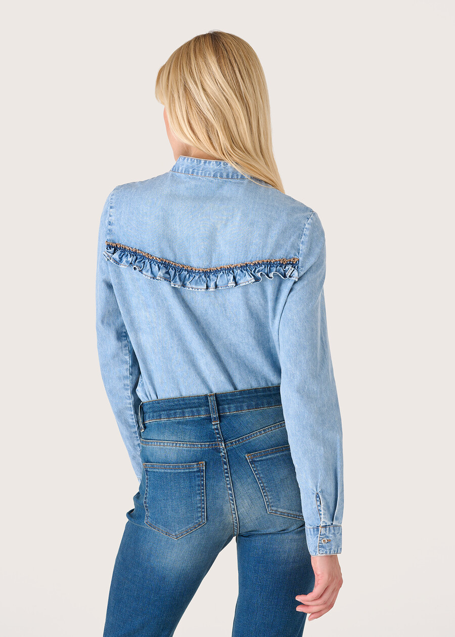 Camicia Carolyn in light denim DENI DENIM Donna , immagine n. 3