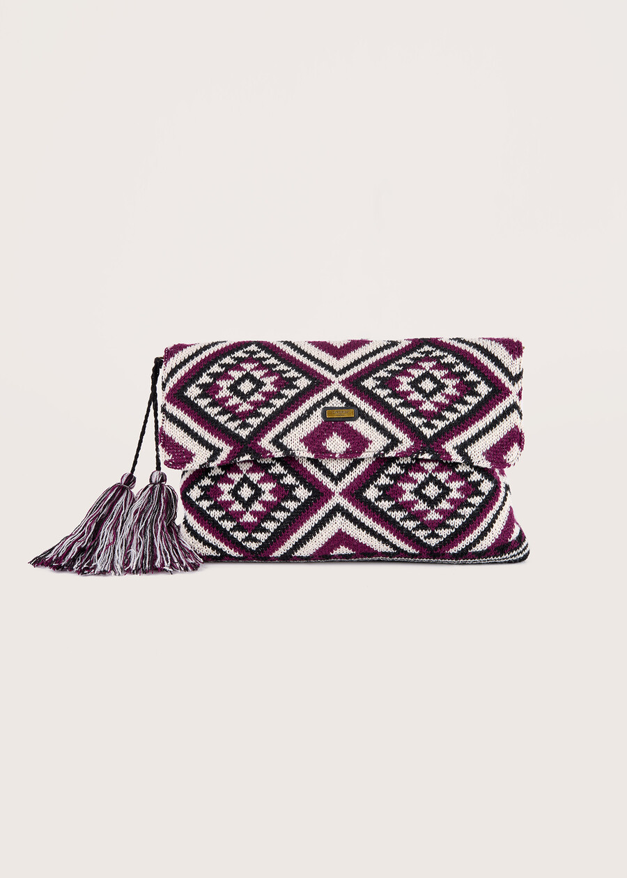 Borsa Brad in maglia VIOLA MOSTOVERDE MUSCHIO Donna , immagine n. 1