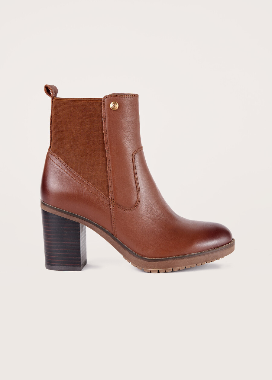 Sissi 100% genuine leather boots MARRONE VISONE Woman , image number 3