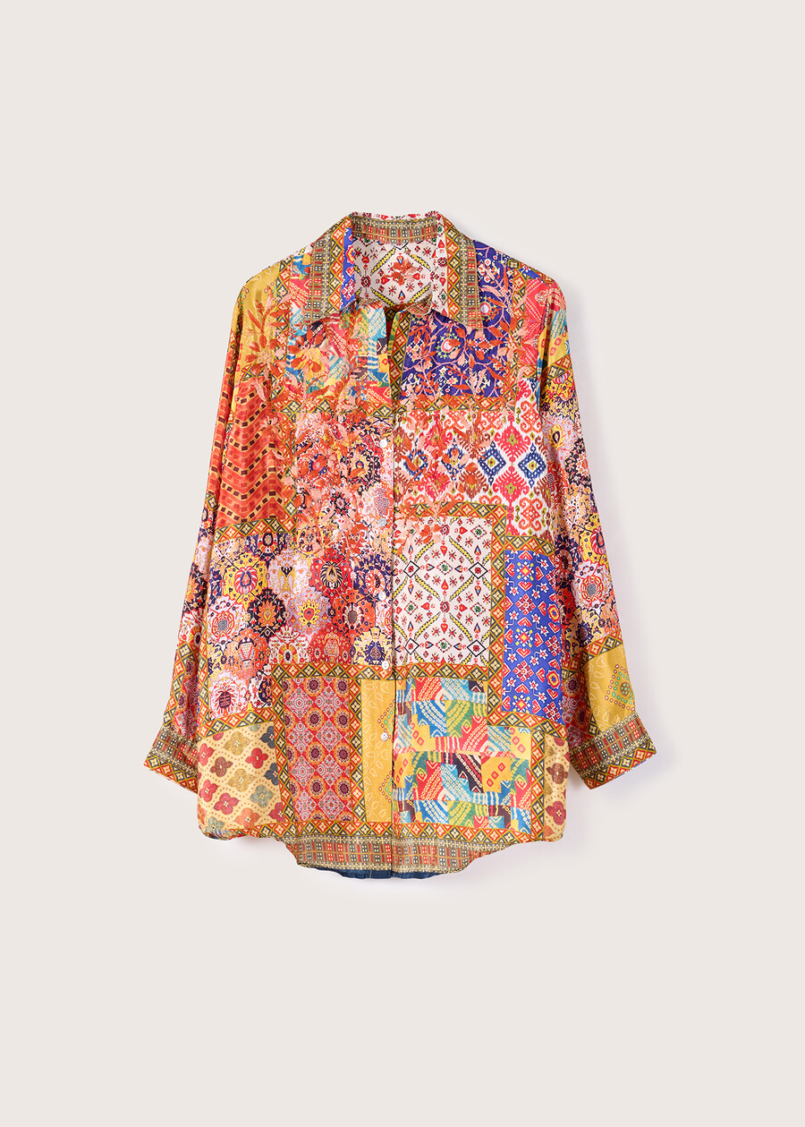 Camicia Crissy con ricamo ROSSO Donna , immagine n. 5