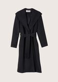 Catrine cloth coat NERO BLACKBEIGE CAMMELLO Woman image number 5