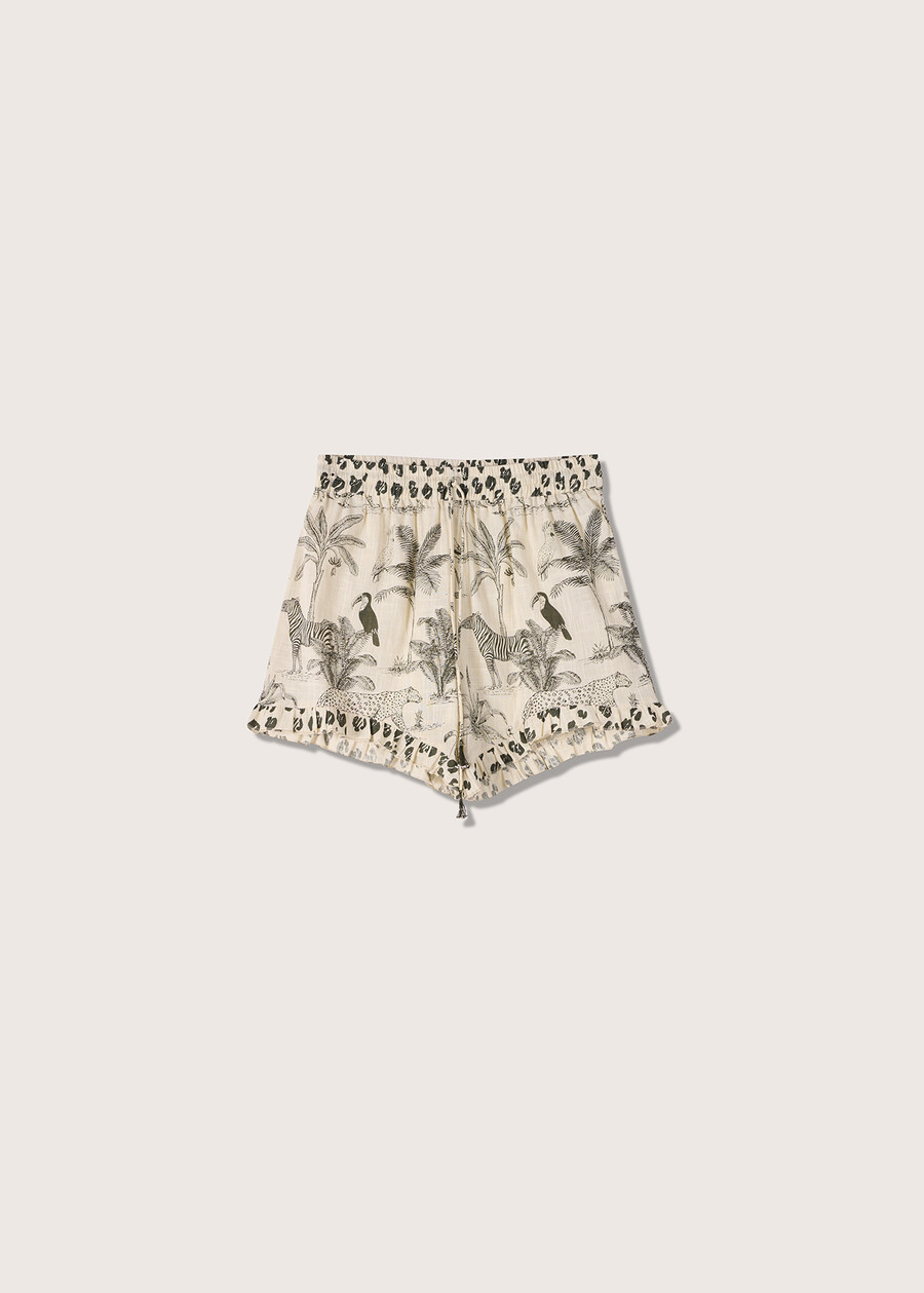 Pantaloncino Bellie 100% cotone BEIGE NAVAJO Donna , immagine n. 5
