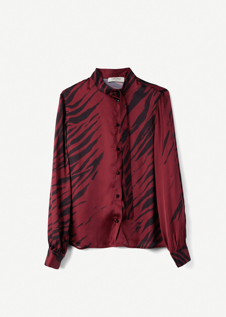 Calyd tribal print shirt VIOLA PURPLE Woman , image number 4