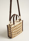 Borsa Besta In Corda Intrecciata NERO BLACKBEIGE CAMMELLO Donna immagine n. 2