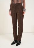 Pantaloni Alice a coste a sigaretta MARRONE Donna immagine n. 3