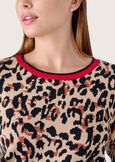 Maglia Milly fantasia animalier BEIGE CAMMELLO Donna immagine n. 2