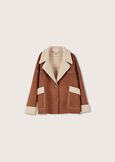 Cappotto Chloe in eco-suede MARRONE TIERRA Donna immagine n. 6