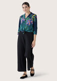 Pantalone Piper 100% cotone GRIGIO TORTORANERO BLACK Donna immagine n. 2