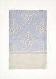 Sciarpa Sara in lana e modal BLU CELESTEBLU CELESTE Donna immagine n. 2