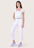 Pantalone Lara in cotone BIANCONERO Donna immagine n. 1