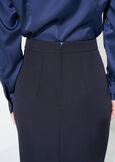 Gladys bi-stretch pencil skirt NERO BLACKBEIGE GESSOBLU Woman image number 6