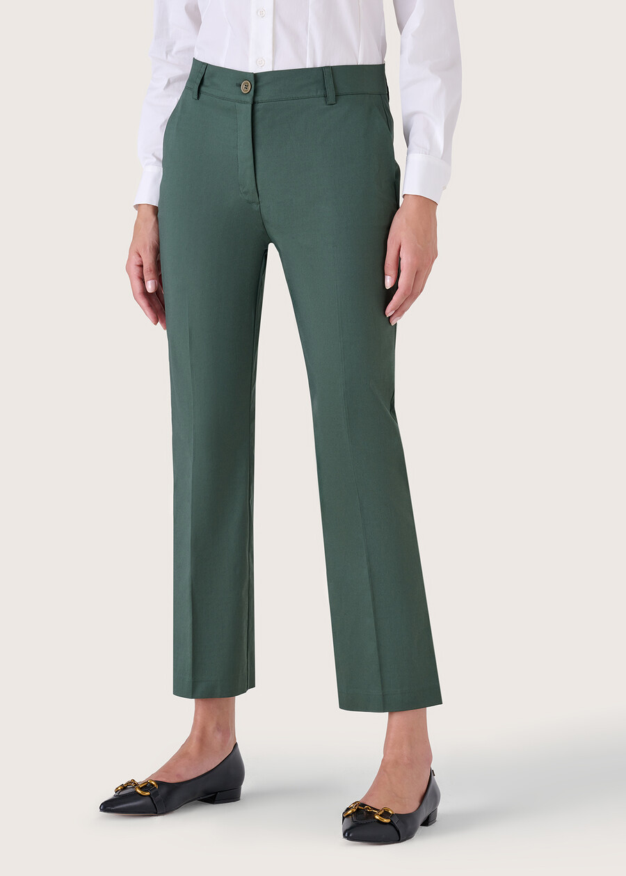 Pantalone Jacqueline in cotone VERDENERO BLACK Donna , immagine n. 2