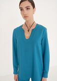 Charlen cady blouse
 VERDE PAVONE Woman image number 1