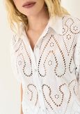 Camicia Cleopatra traforata BIANCO WHITE Donna immagine n. 2