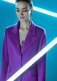 Cappotto Clotilde in panno VIOLA FRESIAELETR Donna immagine n. 1