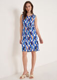 Alissya Printed Dress BLU Woman image number 1