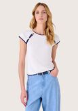 Suzette cotton t-shirt BIANCO Woman image number 1