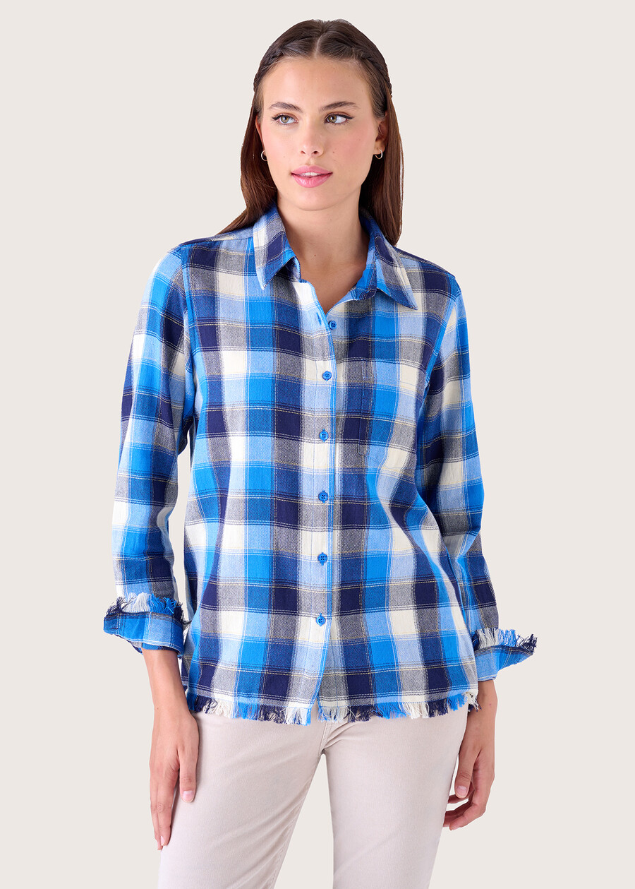 Chiop 100% cotton shirt BLU AVION Woman , image number 2
