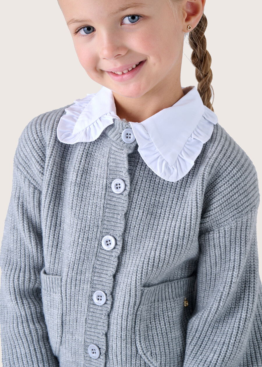 Cardigan City da bimba GRIGIO LIGHT GREY Donna , immagine n. 2
