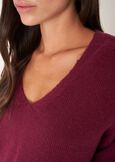 Maglione Malika scollo a V VIOLA PURPLE Donna immagine n. 2