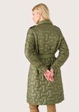 Taylor matelassé trench coat VERDE CARCIOFO Woman image number 4