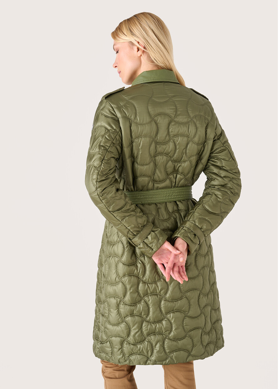 Taylor matelassé trench coat, Woman  , image number 3