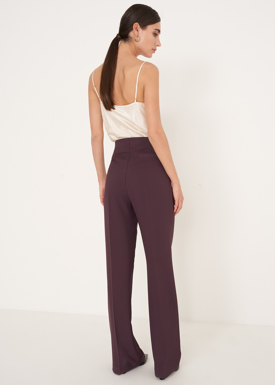 Ashley cady trousers VERDE PAVONEVIOLA VINACCIA Woman , image number 5