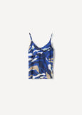 Tamiro Camouflage Print Top BLU ELETTRICO Woman image number 5