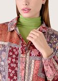 Salem patchwork pattern shirt MARRONE TIERRA Woman image number 2