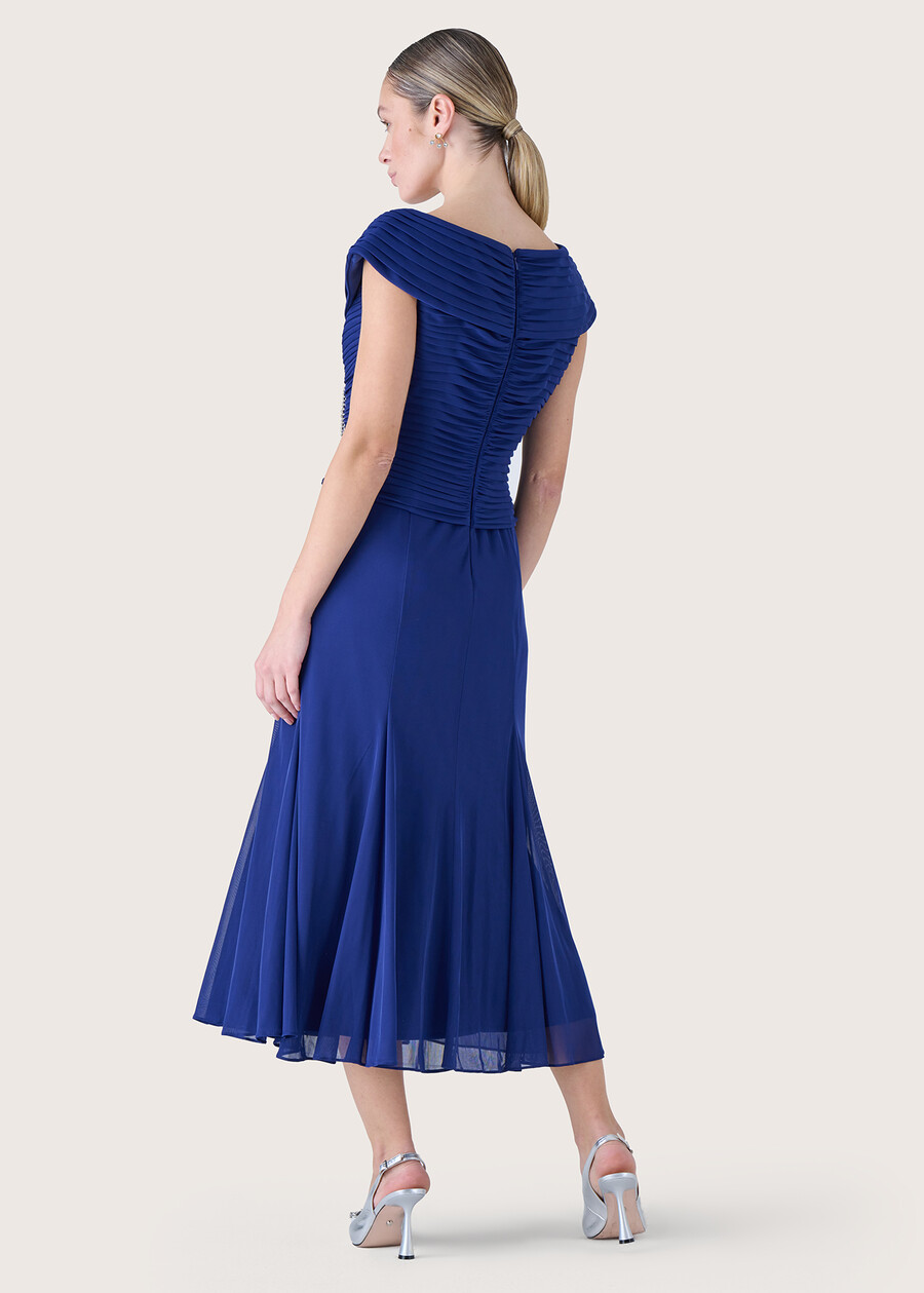 Camilla long dress BLUE DARK BLUE Woman , image number 6