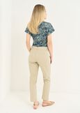 Paolo slim-leg trousers GRIGIOBIANCO WHITE Woman image number 4