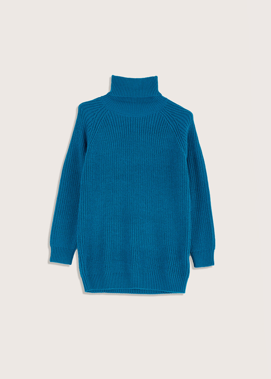 Moyla high neck jersey BLU MAJO Woman , image number 1