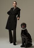 Cappotto Catrine in panno NERO BLACKBEIGE CAMMELLO Donna immagine n. 1