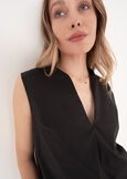 Tara Cotton Top BIANCO WHITENERO BLACK Woman image number 2
