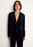 Giacca Goya in velluto BLU MIDNIGHTVIOLA VINACCIA Donna immagine n. 1