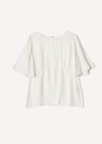 Blusa Bally In 100% Viscosa MARRONE JAVABIANCO BURRO Donna immagine n. 5