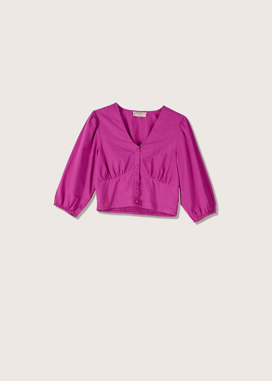 Camicia Ciapa 100% cotone VIOLA GRAPE Donna , immagine n. 5